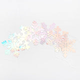 Iridescent-Holographic Snowflake-Snow Christmas Party-Decorations