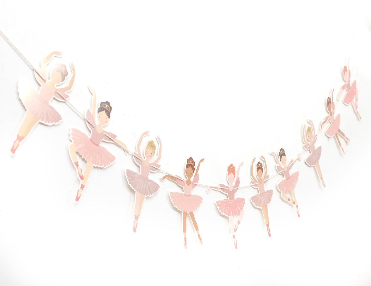 Ballet Girls Birthday Decorations - Ballerina Party Garland,Pink