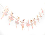Ballet Girls Birthday Decorations - Ballerina Party Garland,Pink