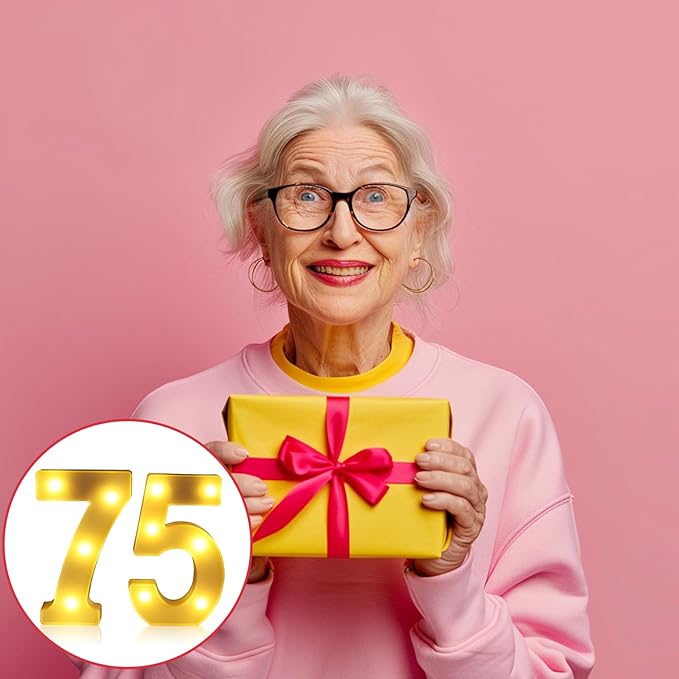 75th Birthday Decorations for Women Men 75 Birthday Decorations for