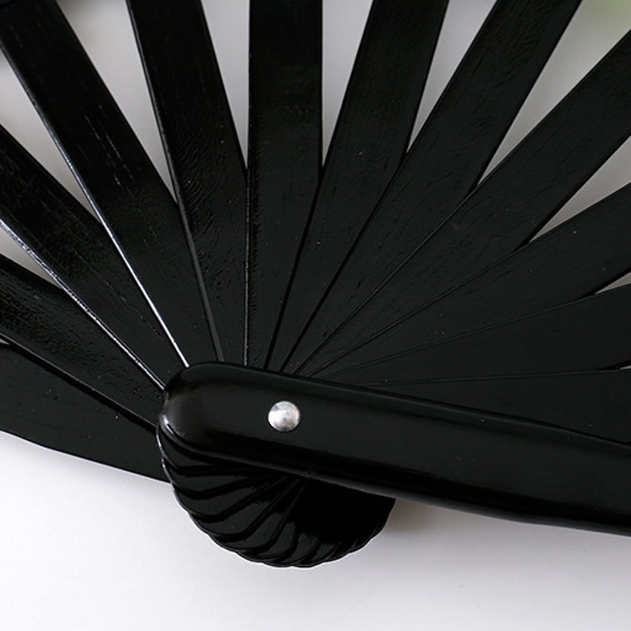 Folding Fan UV Glow Rave Bamboo Hand Fan Carnival Decoration Dancing