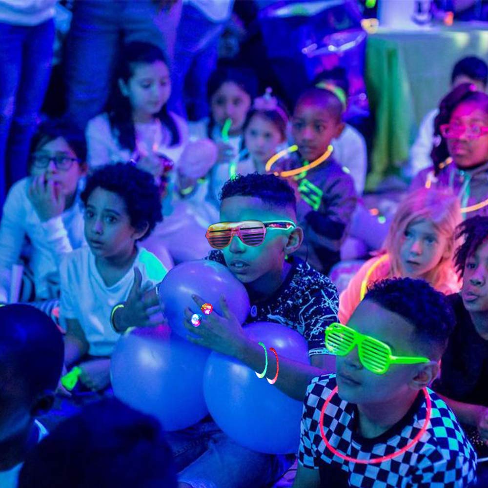 78PCs LED Light Up Toy Party Favors/Supplies Bulk Glow In The Dark For