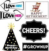 Retirement Photo Booth Props 43 Pieces Funny Happy Retirement Party