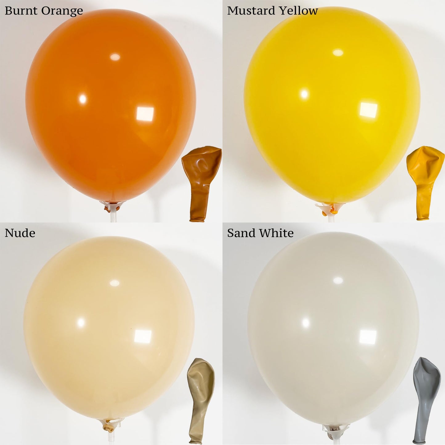 Here Comes The Sun Balloon Arch Kit 136 Pcs Retro Burnt Orange