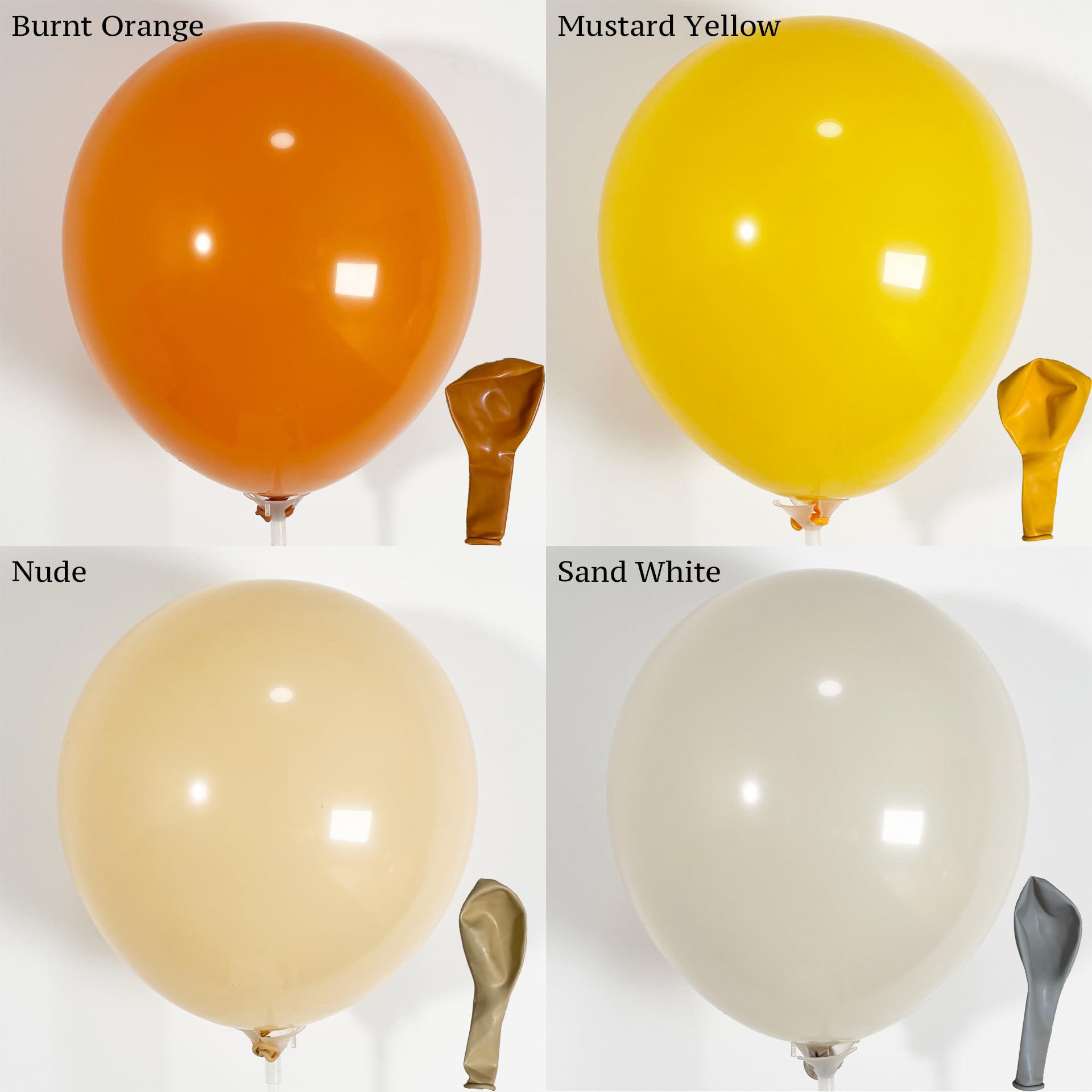 Here Comes The Sun Balloon Arch Kit 136 Pcs Retro Burnt Orange