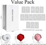 Valentines Day Decorations It was Always You Light Up Letters