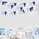 30 Ft Navy Blue White and Silver Party Decorations Royal Blue