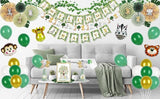320 Piece Jungle Safari Baby Shower Decorations Kit for Boy or Girl