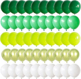 60PCS Green Party Balloons, Dark Green Emerald Green Lime Greens