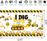 178 Pcs Construction 3rd Birthday Party Supplies Dump Truck Three