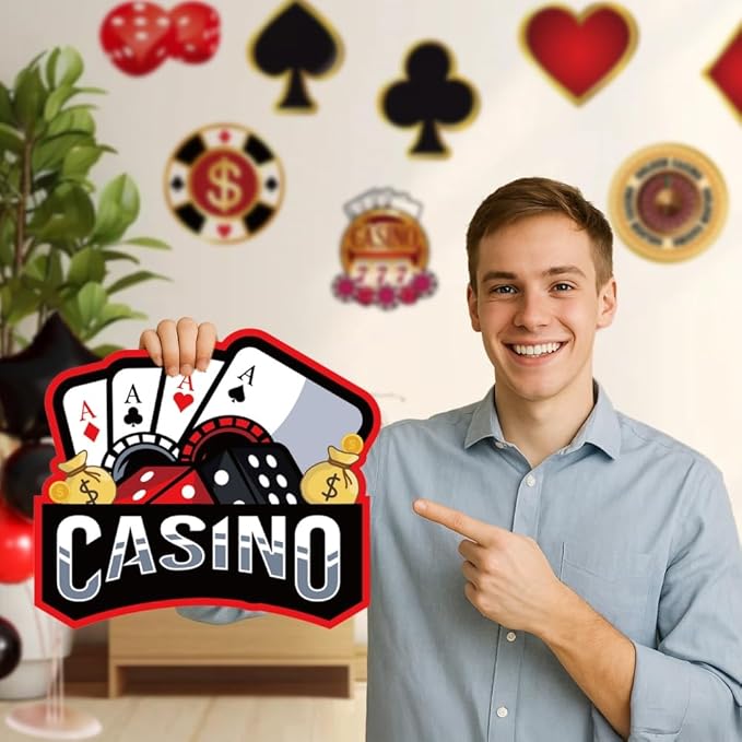 Casino Theme Birthday Party Decorations Las Vegas Casino Night Poker