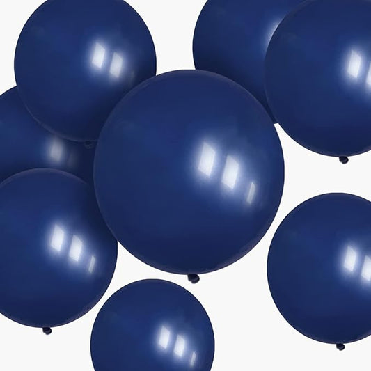Navy Blue Balloons 100 Pack 12 inch Round Helium Navy Balloons for