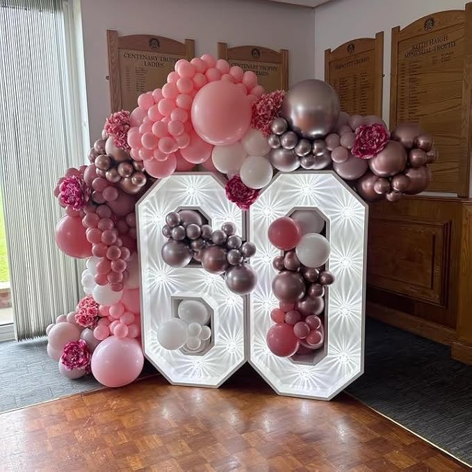 Rose Gold Balloon Arch 120 Pcs Blush Pink Balloon Garland Dusty Pink