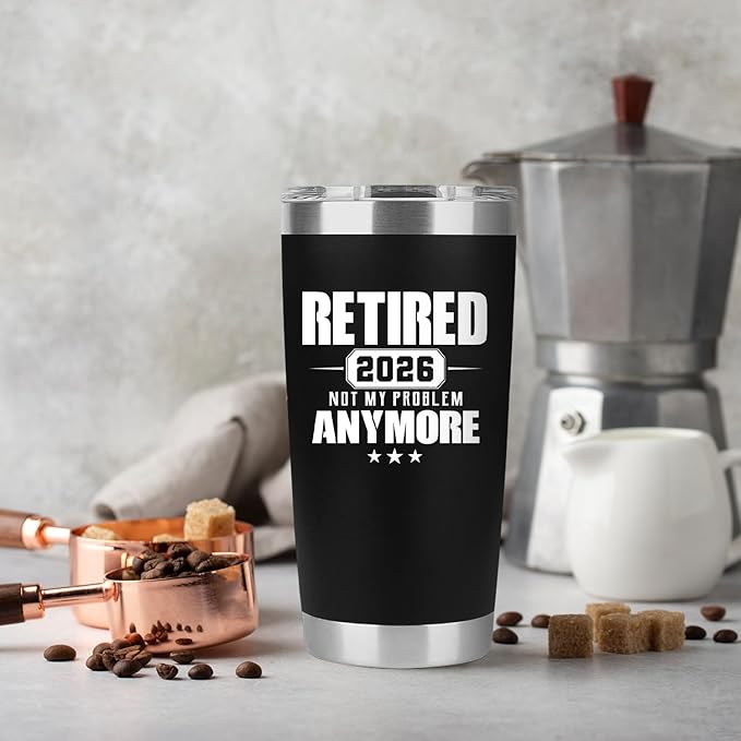 Retirement Gifts for Men 2026 - Retired Not My Problem Anymore -