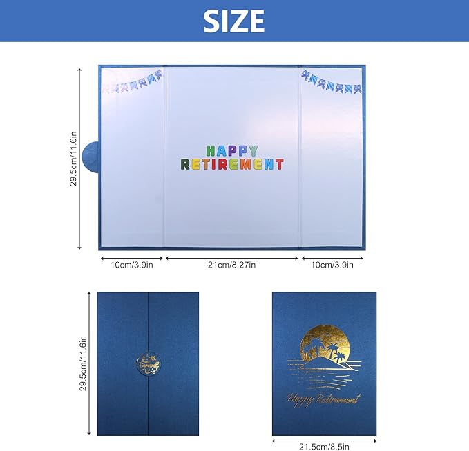 SumDirect Retirement Guest Book - Happy Retirement Signature Book,