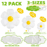 Cute Daisy Flower Balloon 60s Hippie Retro Floral Boho Garland Groovy