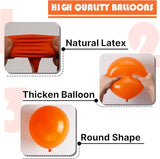 PartyWoo Assorted Colors Rainbow Balloons 100pcs 12 Inch Multicolor