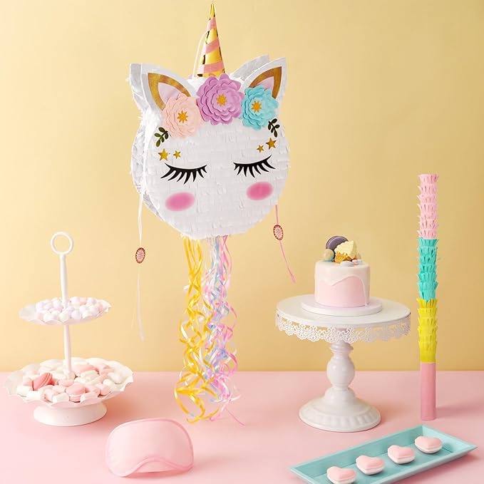 Foldable Unicorn Piñata Unicorn Birthday Party Supplies Extendable