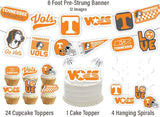 Tennessee Vols Party Supplies for Football, Birthday Gift, Graduation