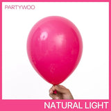 PartyWoo Hot Pink Balloons 100 pcs Different Sizes of 36 18 12 10 5
