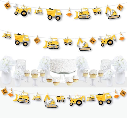 Big Dot of Happiness Dig It Construction Party Zone Baby Shower or