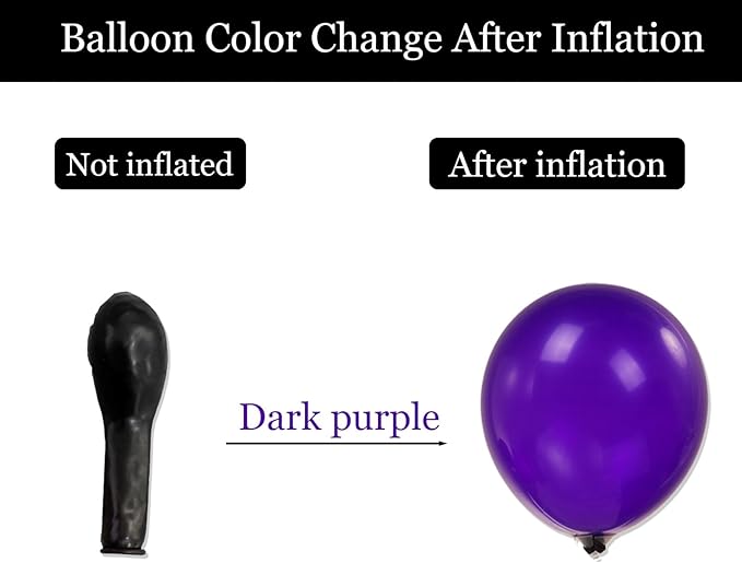Halloween Decorations with Orange Black Green Purple Balloon Garland