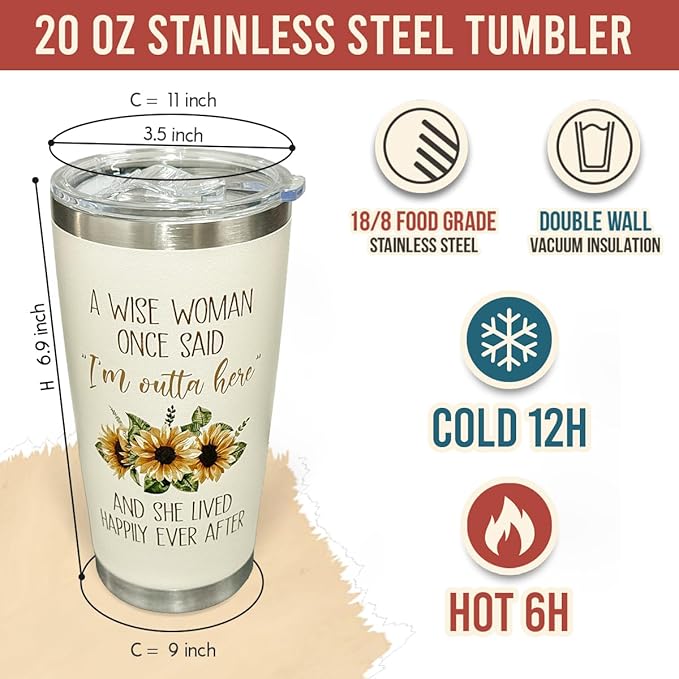 Retirement Gift for Woman 2026 A Wise Woman Once Said Retired Gifts