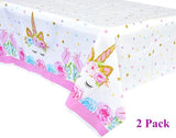 Rainbow Unicorn Party Supplies Set Serves 25 Including Unicorn