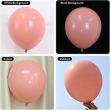 Retro Blush Pink Balloons, 60 Packs 12 Inch Dusty Pink Metallic