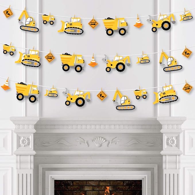 Big Dot of Happiness Dig It Construction Party Zone Baby Shower or