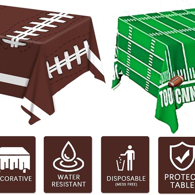 Football Party Supplies tableware Set serve 20 Guestes Football Game