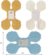 Light-Dusty Blue Beige-Gold Party Decorations - 12pcs