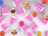 120 pcs 16 oz Pink plastic cups Valentines Day plastic Cups 16 oz