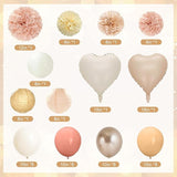 Champagne Gold Boho Baby Shower Party Decorations with Welcome Baby