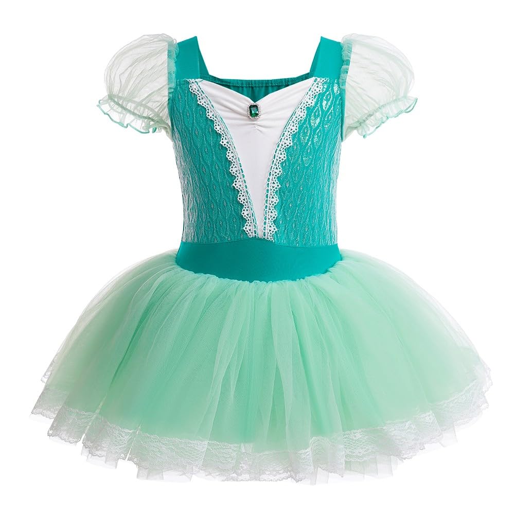 MYRISAM Girls Princess Ballet Dance Tutu Skirted Ballerina Dress