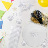 Happy 18th Birthday Black & Gold Balloon Set,18th Birthday Swirls