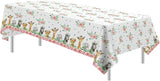 Safari Tablecloth for Girls Disposable Jungle Party Tablecover