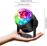 NEQUARE Disco Ball DJ Party Lights Sound Activated with Remote Control