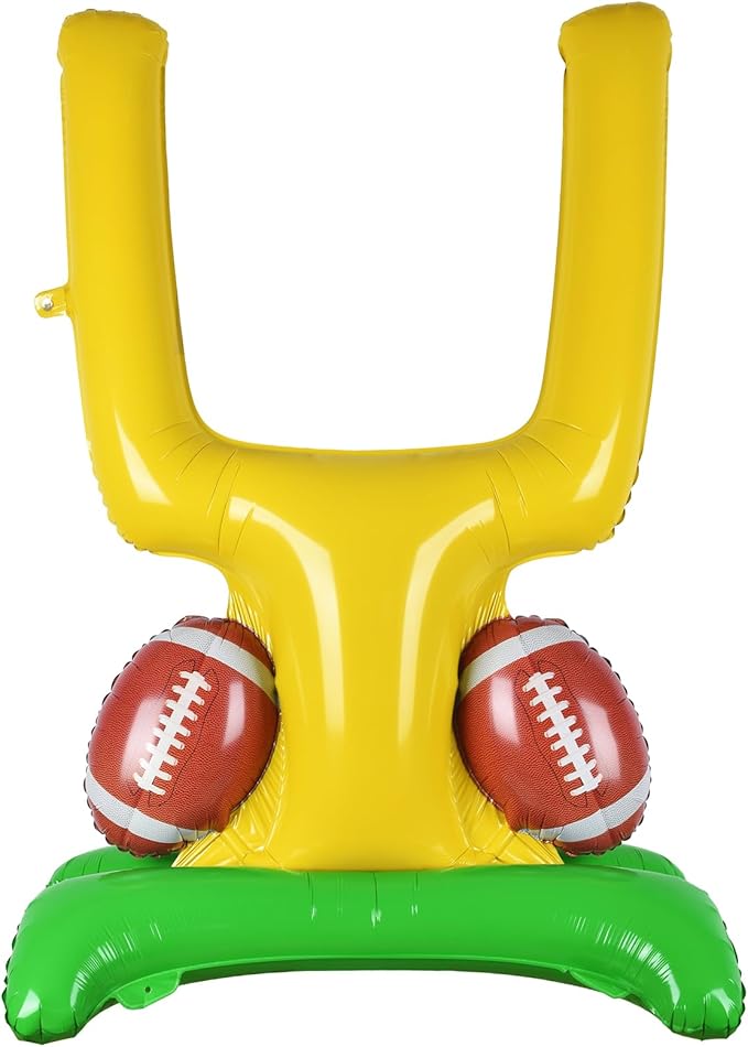 Football Party Supplies Kit Goal Post Balloon Set for Football
