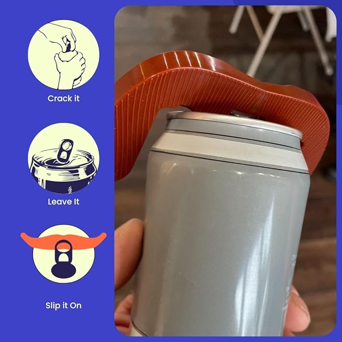 Reusable Novelty Can Mustache Clip - Clip-On Facial Hair Accessory