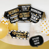 Retirement Photo Booth Props European Made Retirement Party Supplies