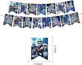 Cowboys Birthday Decorations Football Party Supplies Include Happy