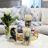 Halloween LED Flameless Flickering Candles Battery Operated with 6H
