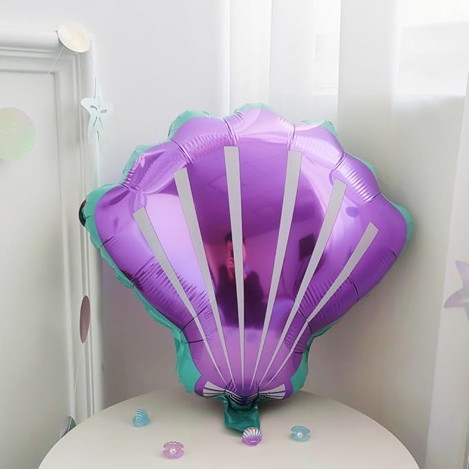 Mermaid Balloon Garland Arch Kit Pastel Pink Purple Teal Blue Clear