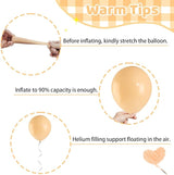 Funhot Green and Brown Balloons Set, 60PCS Sage Green Brown Gold