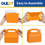 Oletx 30-Pack Orange Party Favor Treat Boxes, Goodie Boxes, Candy Box,