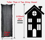 Halloween Black Creepy Cloth 315 x 79 inch Spooky Halloween