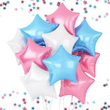ZHENGYE 10 Pieces18 Inches Star-Shaped Balloon Mylar Star Balloon Baby