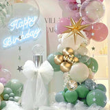 Sage Green Pink and Gold Balloon Arch Kit 156Pcs Blush Pastel Pink