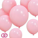 Pastel Pink Balloons 12 Inch 100 Pack light Pink Latex Balloons Baby